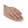 thumbnail image 3 of PalmBeach Jewelry 4 TCW Round Cut Cubic Zirconia and Pave Crystal Stainless Steel or Gold Ion-Plated Stainless Steel Ring, 3 of 5