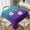 Gradient Turquoise Blue Purple, variant on Monogrammed Pink Chevron Striped Pattern Soft Tablecloth Square Dinng Table Covers for Kitchen & Table Linens 60" x 60"