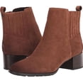 thumbnail image 2 of Sam Edelman Kaiti Walnut Brown Block Heel Round Toe Pull On Fashion Ankle Boots (WALNUT BROWN, 6), 2 of 6