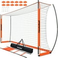 thumbnail image 6 of Haokelball 12' x 6' Soccer Goal Net Portable Soccer Goals for Backyard with 20ft Agility Ladder and 12 Soccer Cones, Upgraded Goal Posts and Carry Bag, 6 of 11