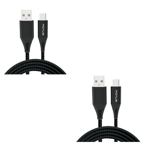 Type-C 6ft USB Cable w Type-C 10ft USB Cable for OnePlus 9, Nord N200 5G/N100/N10 5G, Pro Phone - Charger Cord Power Wire, Charger Cord Power Wire B4V for OnePlus 9, Nord N200 5G/N100/N10 5G, Pro