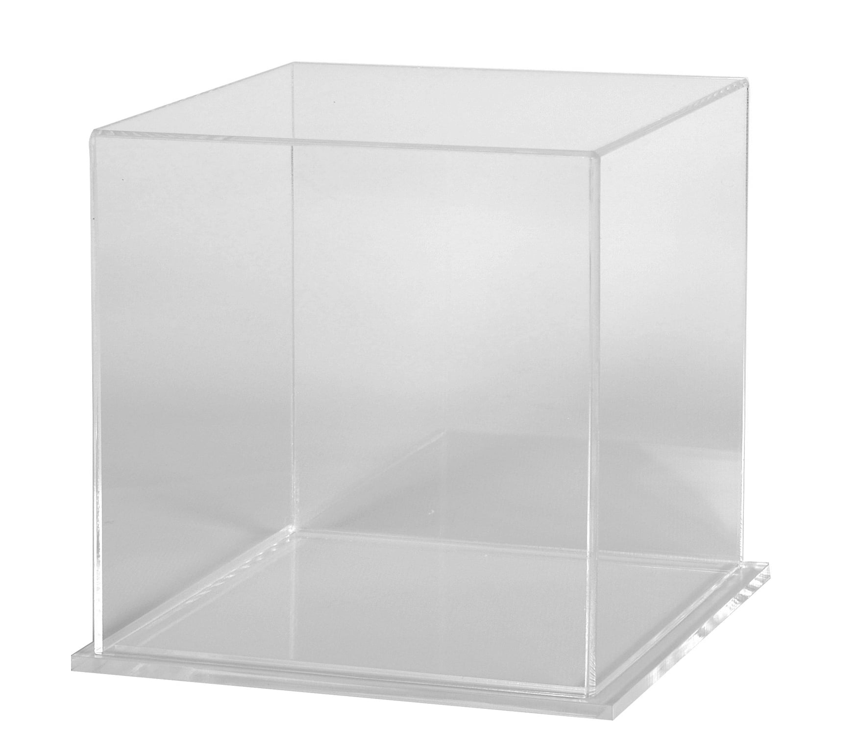 Medium Clear Acrylique Display Box Case Poussière dense protection Toy decor 