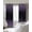 Black, variant on Purple Lavender Blackout Curtains for Bedroom/Living Room, Thermal Insulated Kitchen Curtains, Spring Watercolor Wild Flowers Plant Grommet Darkening Window Treatment Drapes 27.5"x39"x2