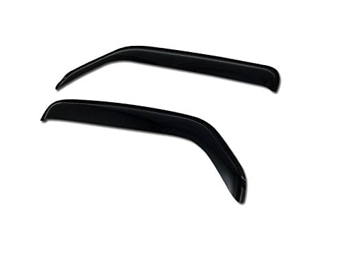 Topline Autopart Smoke Window Visors Deflector Vent Shade Guard 4 Pieces For 02-06 Toyota Camry 