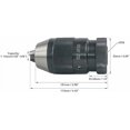 thumbnail image 2 of (R) Self Tighten Keyless Drill Chuck With MT2 -JT33 Arbor 3-Jaw for Lathes Drilling Machine 1/32"-5/8"(1-16mm), 2 of 7