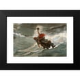thumbnail image 2 of Winslow Homer 14x11 Black Modern Framed Museum Art Print Titled - The Life Line, 2 of 5