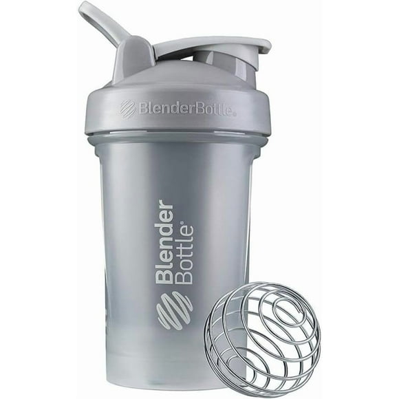 Botella mezcladora BlenderBottle Classic V2, 600 ml, color gris guijarro