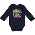 thumbnail image 3 of Inktastic Too Adorable to Wear Ugly Sweaters Boys or Girls Long Sleeve Baby Bodysuit, 3 of 5