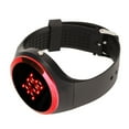 thumbnail image 3 of Sports Watch, Adjustable Red LED Birthday Gift Safe Portable Student Digital Watch Flexible  For Outdoor Camping For Children Red, 3 of 8