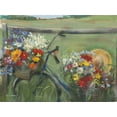 thumbnail image 2 of Rowan, Carol 18x15 Gold Ornate Wood Framed with Double Matting Museum Art Print Titled - Karens Bicycle, 2 of 4