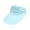 Light Blue, variant on LILIYA Women's Sun Visor Hat Elastic Pleated Wide Brim Summer UPF 50 UV Protection Visor Hat Adjustable Beach Sport Solid Color Visor Hat for Adult