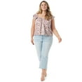 thumbnail image 2 of Jessica Simpson Women's and Women's Plus Flutter Sleeve Top, 2 of 5