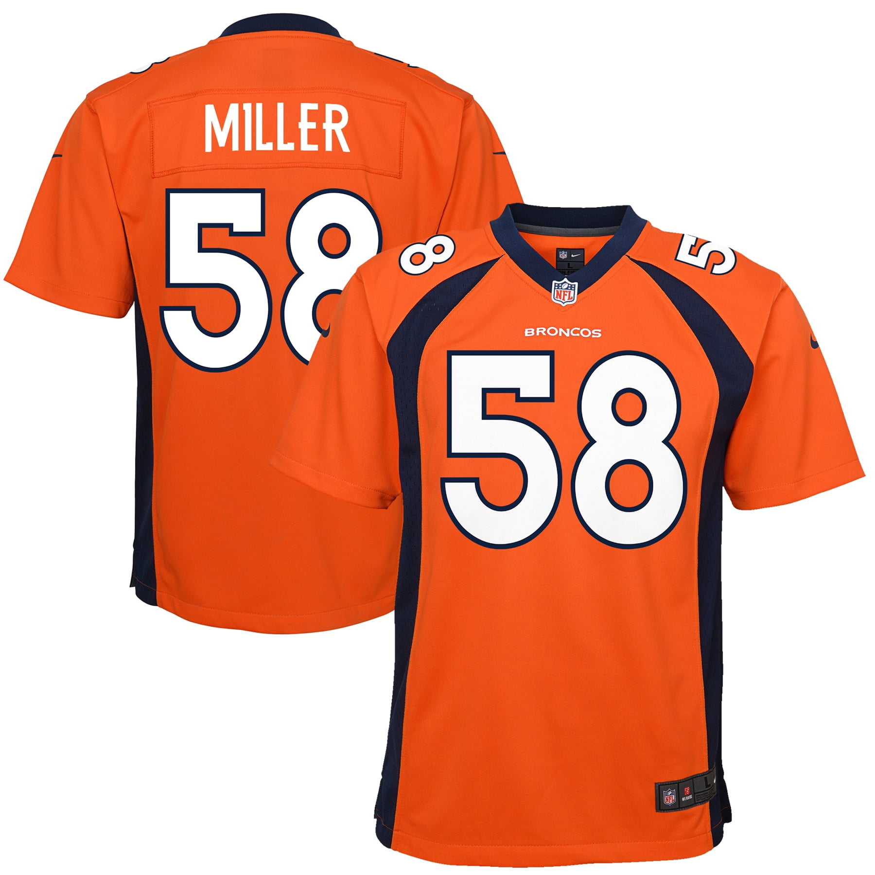 Von miller orange jersey Clearance
