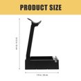 thumbnail image 2 of HORIALENCE Black Headset Rack 1Pack for Headphone Desk Stand and Organization in Study Rooms, 2 of 8