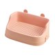 thumbnail image 1 of Caja de arena para ropa de cama de mascotas pequeñas, bandeja de jaula de mascotas, rectángulo rectangular, accesorio de jaula interior de rosa, 1 of 10