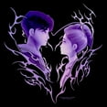 thumbnail image 2 of Mens KPop Demon Hunters Jinu and Rumi Love T Shirt, 2 of 5