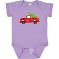 thumbnail image 3 of Inktastic Christmas Vintage Truck with Christmas Tree Boys or Girls Baby Bodysuit, 3 of 5