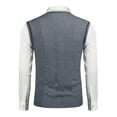 thumbnail image 2 of Spring and Autumn New Men's Sweater Vest V-neck Slim Fit Casual Sleeveless Twisted Knitted Pullover, 2 of 6