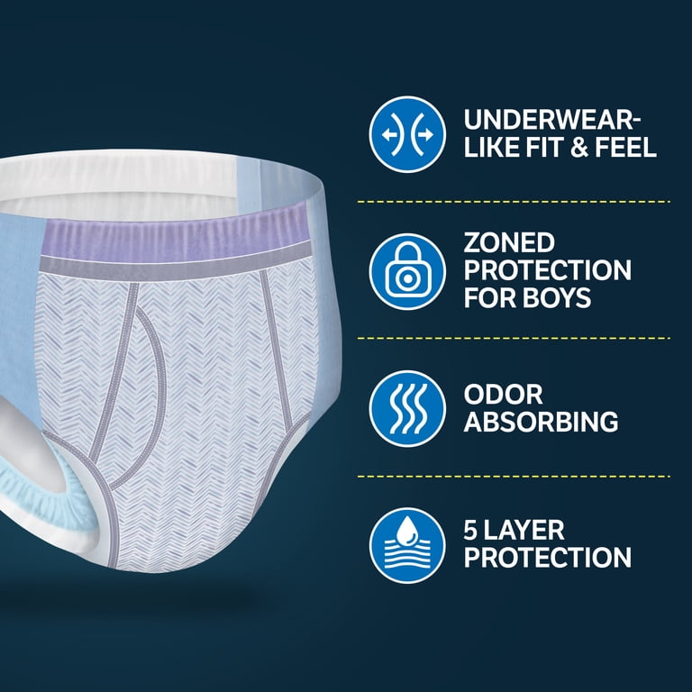 Goodnites Boys Absorbent Disposable Nighttime Bedwetting Underwear