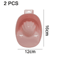 thumbnail image 2 of Cuenco para manicura, plato de remojo, eliminación de uñas cuadrada de una sola capa, cuenco para lavado de manos con agua, herramienta para spa con aceite para eliminar uñas Adepaton CPB-DE-LYY464-1, 2 of 5