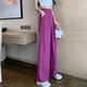 thumbnail image 1 of Pantalones de pierna ancha para mujer, de verano, finos, de cintura alta, colgantes, adelgazantes, rectos, pantalones de traje cortos casuales, combinables con todo, 1 of 6