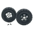thumbnail image 1 of fastboy RCGOFOLLOW 2x Aluminum Alloy Durable Wheel Rims For 1/16 Rc Wheel Rims WPL C14 RC Car Part RC Car Accessories Black, 1 of 6