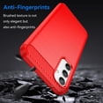 thumbnail image 3 of for Samsung Galaxy A34 5G case, Galaxy A34 Phone case with HD Screen Protector, Fashion Shock-Absorption Flexible TPU Bumper Soft Rubber Protective Phone Case Cove for Samsung Galaxy A34 5G, Red, 3 of 16