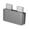 thumbnail image 2 of Sidaley Adaptador de USB-C macho a hembra con conectores duales Extensor de 100 W Reemplazo de accesorio de computadora sin controlador para / Juegos de teclado y mouse para computadora, 2 of 6