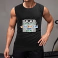 thumbnail image 2 of We Don’t Care Club Men'S Muscle T-Shirt, Sleeveless, Muscle Tank Tee Top L, 2 of 7