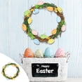thumbnail image 1 of QTOCIO Easter Decorations, Door Wreath with Easter Eggs and Easter Eggs Hand Made Rattan Easter Wreath Easter Eggs Happy Craftsmanship Decoration Gift Home Party Decoration, 1 of 6