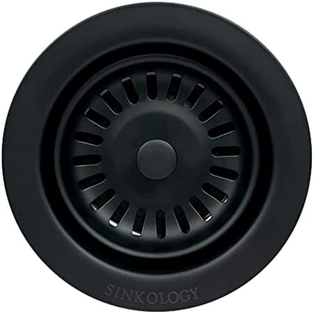 

Resolver TD35-06 SinkSense Kitchen Sink 3.5 Flange Stopper in Matte Black Disposal Drain