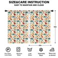 thumbnail image 2 of Blackout Kids Curtains,LightColor Ethnic Style Dinosaurs Pattern Childrens Insulated Curtains Set Of 2,Bedroom Essentials,Toddler Room Decor 42"x63", 2 of 5