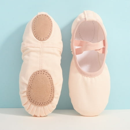 

kpoplk Kids Slippers Girls Children Shoes Dance Shoes Warm Dance Ballet Performance Indoor Shoes Yoga Dance Shoes(A)