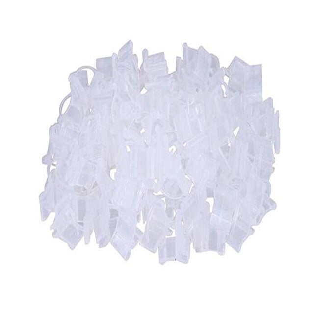 Clips Clips de plástico mini 100 unidades Herramientas para injertar y cultivar plántulas Patio y jardín