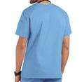 thumbnail image 5 of Mens T Shirts V Neck Short Sleeve Workers Care Pocket Solid Color with Sleeve T-Shirts, 5 of 7