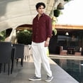 thumbnail image 3 of Modular Solid Oversized Shirt, 3 of 8