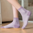 thumbnail image 5 of Chaussettes Transparentes à la Cheville Fines en Nylon Chaussettes Courtes pour Femmes et Filles, 5 of 5