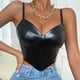 thumbnail image 5 of Blusa superior de lencería delgada con tirantes de color sólido sin mangas a la moda para mujer Fridja nalpqowj37743, 5 of 7