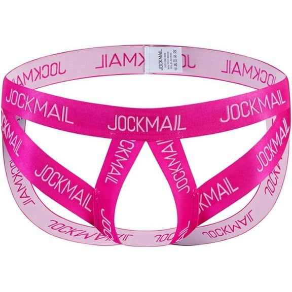 JOCKMAIL Mens Underwear Thongs Jockstrap Athletic Supporter Underwear Male Underpants Jock Strap