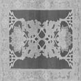thumbnail image 1 of Ahgly Company Indoor Square Abstract Gray Modern Area Rugs, 3' Square, 1 of 4