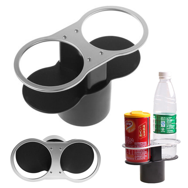 Grey Grebest Car Cup Holder Interior Decoration Cup Holder Foldable Plastic Car Air Vent Outlet Water Cup Drink Bottle Can Holder Stand