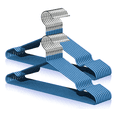 thumbnail image 1 of 20 Perchas ganchos ropa resistentes organizadore Muy Antideslizante Xtellar azul, 1 of 4