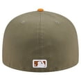 thumbnail image 4 of Men's New Era Olive/Orange St. Louis Cardinals Two-Tone Color Pack A-Frame 59FIFTY Fitted Hat, 4 of 5