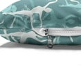 thumbnail image 4 of Classic Pet Bed, Dancing Silhouette of Ballerinas Woman Body Performing Dancers Modern Art Deco, Resistant Pad for Dogs and Cats Cushion with Removable Cover, 24" x 39", Teal Seafoam, by Ambesonne, 4 of 4