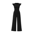 thumbnail image 1 of Monos PRETTYGARDEN Summer para mujer Dressy Black, 1 of 6