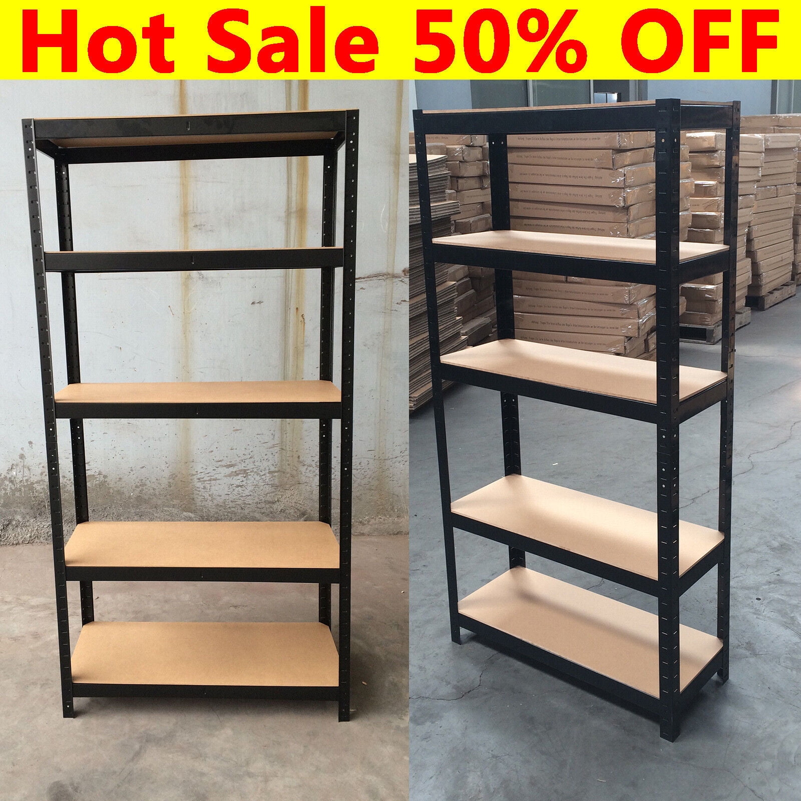 Heavy Duty Shelving Unit with 5 Levels