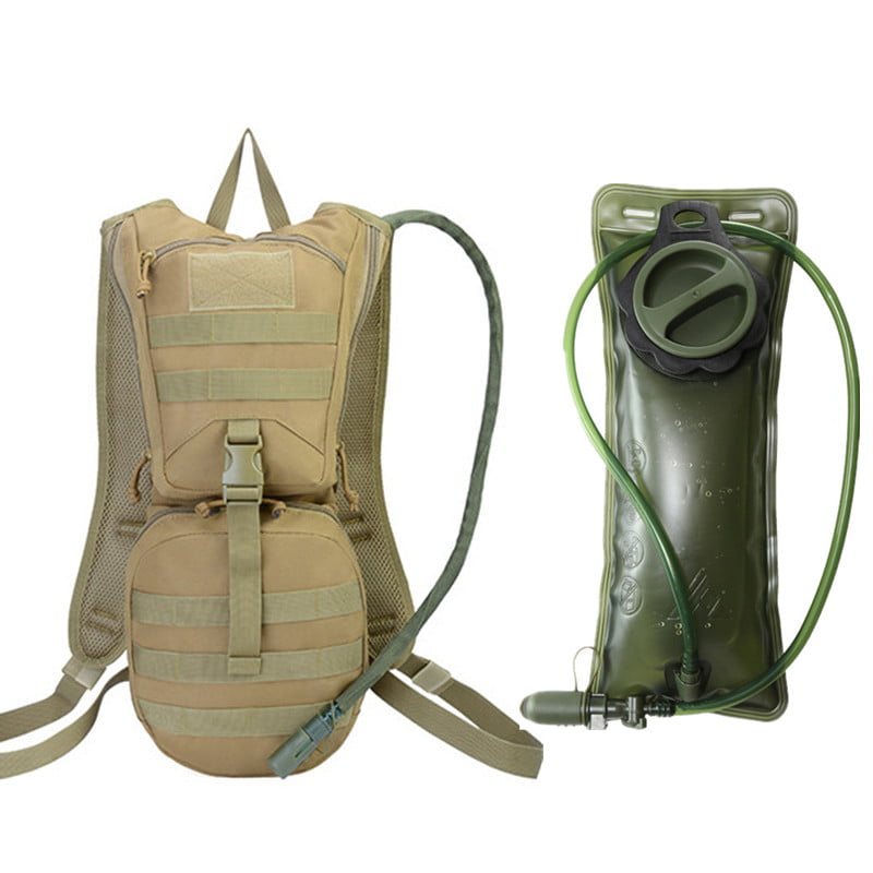 3L Water Bladder Bag Tactical Military Hiking Cycling Hydration Backpack Outdoor 