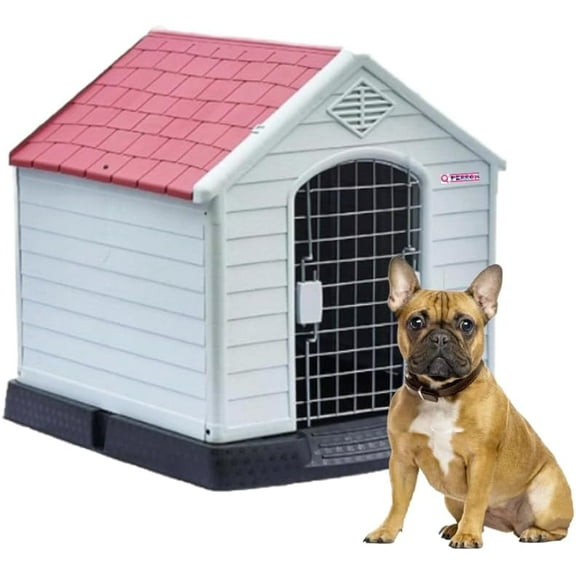 Casa Para Perro Q Perrón Raza Chica Con Puerta