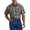 Black White, variant on Mens Short Sleeve Western Shirt