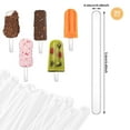thumbnail image 4 of 30pcs Popsicle Sticks 4.5 Inch Acrylic Cakesicle Sticks Reusable Ice Popsticks Plastic Popsicle Sticks (clear), 4 of 5